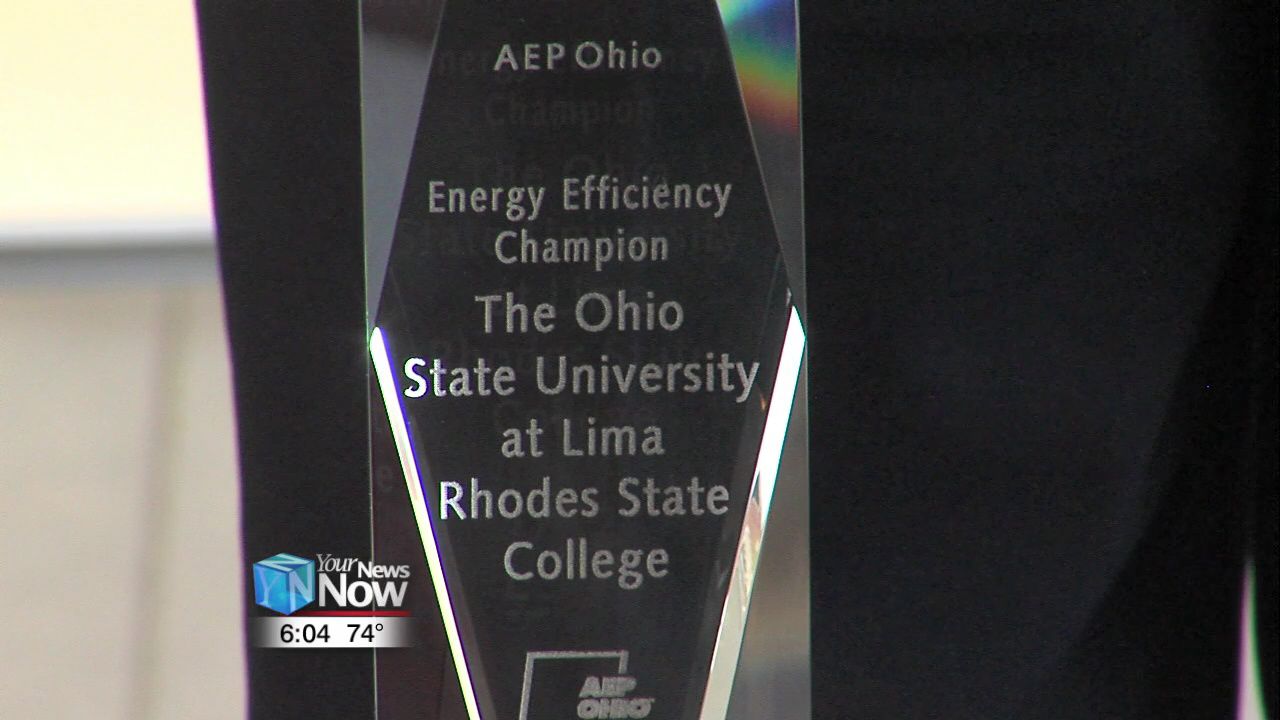 OSU Lima and Rhodes recognized as "Energy Efficiency Champion" by AEP